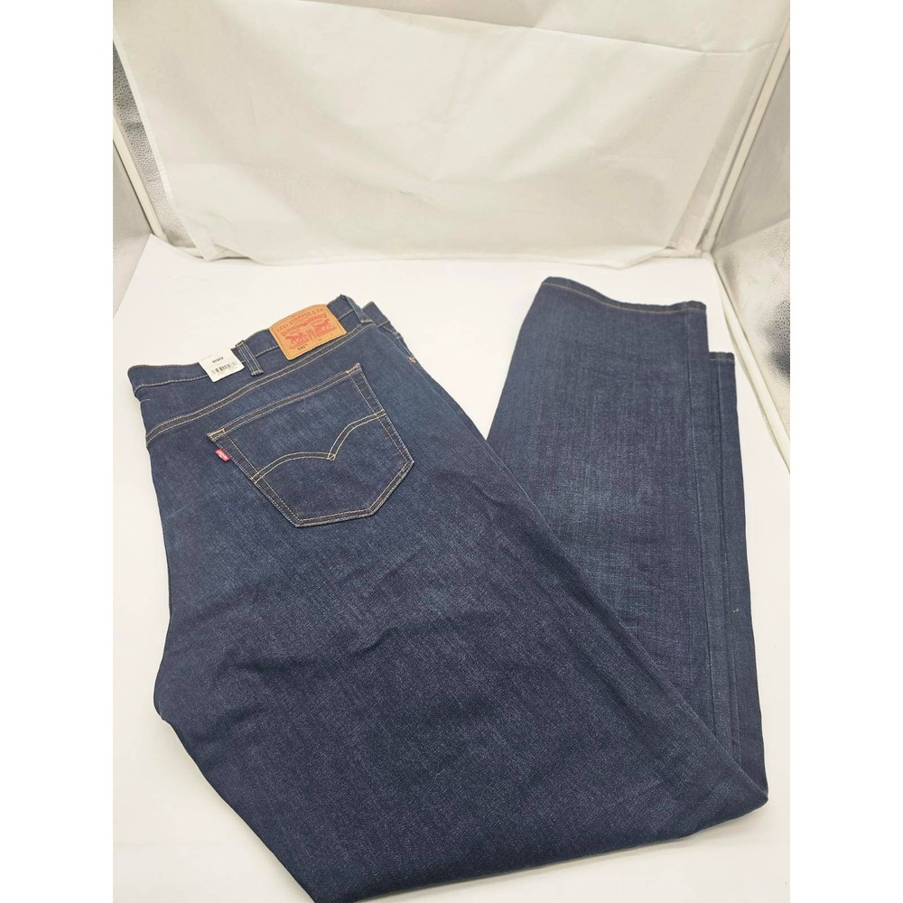Levi's 541 Athletic Taper Jeans Mens 48x36 Blue NWT Flex Stretch Dark Wash
